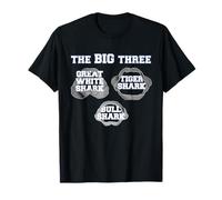 The Big Three Shark Design T-Shirt