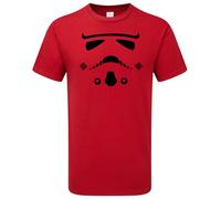 The Big Trooper Face Mens T-shirt Star Storm Wars Premium Movie Film Imperial