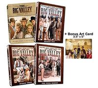 The Big Valley: Complete Classic Western TV Series Seasons 1-4 DVD Collection + Bonus Sticker