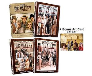 The Big Valley: Complete Classic Western TV Series Seasons 1-4 DVD Collection + Bonus Sticker
