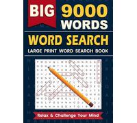 The Big Word Search Puzzle Book for Adults: 225 Large Print Puzzles for Fun and Relaxation