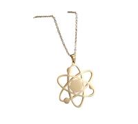 The Bigbang Theory Atom Galaxy Planet Pendant Necklace Choker Star Universe Science for Women