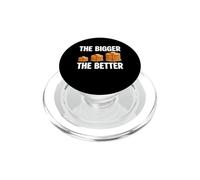 The Bigger The Better Pancakes Funny Breakfast Food Lover PopSockets PopGrip for MagSafe