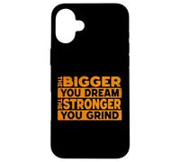 The bigger your dream, the harder you will fight Case for iPhone 16 Plus