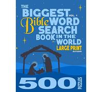 The Biggest Bible Word Search Book in the World (LARGE PRINT): 500 Puzzles