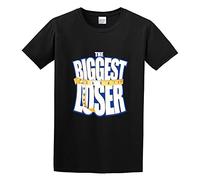 The Biggest Loser Logo Mens Unisex T-Shirt Graphic Print Top Black Tee L