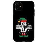 The Bilingual Teacher Elf Funny Christmas Matching Family Case for iPhone 11