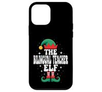 The Bilingual Teacher Elf Funny Christmas Matching Family Case for iPhone 12 mini