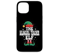 The Bilingual Teacher Elf Funny Christmas Matching Family Case for iPhone 13