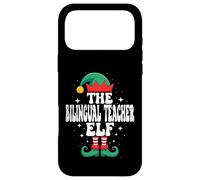 The Bilingual Teacher Elf Funny Christmas Matching Family Case for iPhone 17 Pro Max