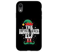 The Bilingual Teacher Elf Funny Christmas Matching Family Case for iPhone XR