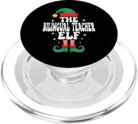 The Bilingual Teacher Elf Funny Christmas Matching Family PopSockets PopGrip for MagSafe