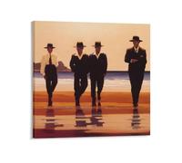 The Billy Boys by jack_vettriano Wall Art Prints Poster (2) Picture Print Wall Art Poster Painting Canvas Posters Artworks Room Aesthetic 16x16inch(40x40cm)