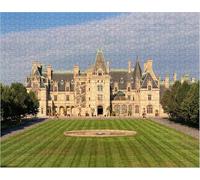 The Biltmont Estate in Asheville North Carolina 1000 Pieces Wooden Jigsaw Puzzles for Adults Friends Picture Puzzle Gifts for Wedding Birthday Valentine's Day Home Decor