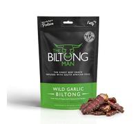 The Biltong Man - Wild Garlic - High-Protein Fatty Beef Biltong Snack, 200g