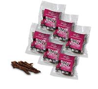 THE BILTONG SHOP - 6 x 58g Bags British Beef Biltong Bloody Mary Sticks. High Protein Savoury Low Carb Snack