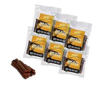 THE BILTONG SHOP - 6 x 58g Bags Smoked Flavour British Beef Droewors Dry Sausage. High Protein Savoury Low Carb Snack
