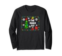 The Bingo Elf - Cute Xmas Tree Lights Friends - Long Sleeve T-Shirt
