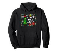 The Bingo Elf - Cute Xmas Tree Lights Friends - Pullover Hoodie