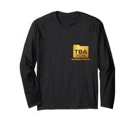 The Biohack Archives TBA Official Logo Biohacking Longevity Long Sleeve T-Shirt