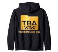 The Biohack Archives TBA Official Logo Biohacking Longevity Zip Hoodie