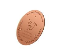The Bird Bath Copper Disc, Safe Water Purifier with 3-Point Support for Cleaning, Bird Bath Disc for Clean Water - for the Garden, Patio, Balcony, Lawn, Grass Surfaces and Outdoor Decoration