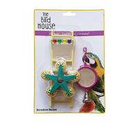 The Bird House Multi Mirror Bird Toy Yellow