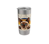 The Bird Made The Wrong Move I Saw It Coming Stainless Steel Insulated Tumbler