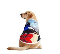 The Bird of surrealism Dog Shirt Vest Dog Clothes- Breathable Cooling for Big Dogs, Sun Protection Comfort Wear for Golden Retriever, Husky, Alaska Outdoor Activities XX-Large