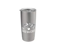 The Bird Watcher Vintage Chickadee Binoculars and Journal Stainless Steel Insulated Tumbler