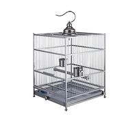 The Birdcage Bird Travel Cage Large 304 Stainless Steel Light Luxury Bird Cage Parrot Cage Breeding Cage for Free Movement in a Large Space Parakeet Cage