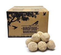 The Birdfood Warehouse Premium Insect Fat Balls for Wild Birds 50pk | Natural Suet for Wild Garden Birds, High Energy Bird Food, Year Round Feeding, No Artificial Ingredients, Made in the UK