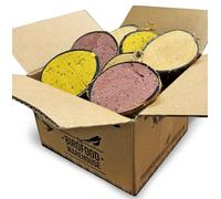 The Birdfood Warehouse Suet Half Coconut 15pk - Mixed | Wild Bird Food, Butter for Birds, Hanging Feeder, Suet for Birds