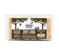 The Birdfood Warehouse Suet Logs 90g - Mealworm & Insect 6pk | Natural, Nutritious Wild Bird Food, High Energy Suet, Sun Resistant, No Artificial Colours or Flavours