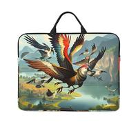 The Birds are Dancing. Laptop Bag, Durable Shockproof Sleeve, Handheld Portable Laptop Bag for 14 in Laptop