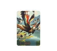 The Birds Are Dancing. Pattern Car Air Fresheners 6 Pcs Rectangle Hanging Aromatherapy Tablets Scented Fresheners For Bedroom Bathroom
