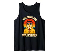 The Birds are Watching Funny Bird Lovers Conspiracy Gift Tank Top