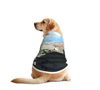 The Birds in The Small Town Dog Shirt Vest Dog Clothes- Breathable Cooling for Big Dogs, Sun Protection Comfort Wear for Golden Retriever, Husky, Alaska Outdoor Activities 5X-Large