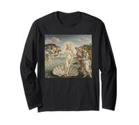 The Birth of Cats, Funny Botticelli Parody Renaissance Art Long Sleeve T-Shirt