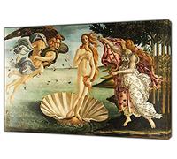 The Birth of Venus by S.Botticelli Picture Paint Picture Reproduction Print On Framed Canvas Wall Art Home Decoration 12’’x 8’’inch(30x 20 cm) -38mm Depth