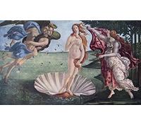 The Birth Of Venus By Sandro Botticelli From The Worlds Greatest Paintings Published By Odhams Press London 1934 Poster Print (18 x 11)