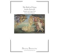 The Birth of Venus Cross Stitch Pattern - Sandro Botticelli: Regular and Large Print Cross Stitch Pattern