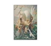 The Birth of Venus , Goddess of Love, Aphrodite , Divine Feminine, Ancient Greece Poster Decorative Painting Canvas Wall Posters And Art Picture Print Modern Family Bedroom Decor Posters 20x30inch(50x