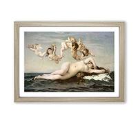 The Birth of Venus Vol.1 by Alexandre Cabanel Framed Print | A2 Oak Framed Wall Art | Ready to Hang | Modern Nature Picture | Living Room Bedroom Lounge Office