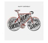 The Birthday Collection Contemporary Male Illustrated Birthday Card From by Museums & Galleries - Birthday Bikes by Jo Spicer - Greeting Card for Him (MG-OBH115)