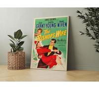 The Bishop's Wife 1947 Poster Print, Framed Print, Ready To Hang Canvas, Wall Art, Home Decor Various Sizes