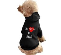 The Bitch Is Back Heart Dog Hoodie Shirts Pet Clothes for Small Puppy Cat Costume XS
