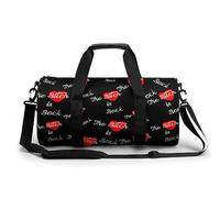The Bitch is Back Heart Gym Duffel Bag Sports Shoulder Backpack Travel Weekender Handbag for Men Women