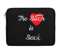 The Bitch Is Back Heart Laptop Sleeve Bag Protective Laptop Carrying Case Cover for 10/12/13/15/17 Inch