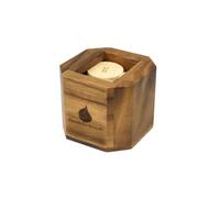 The Bitcoin Wooden Stacking Puzzle Game - Crypto Coin Brain Teaser with 6 Engraved Tokens (BTC, ETH, Doge, ADA, BNB, USDT) & Wooden Holder - Fun Desk Toy, Office Gift & Crypto Lover Collectible